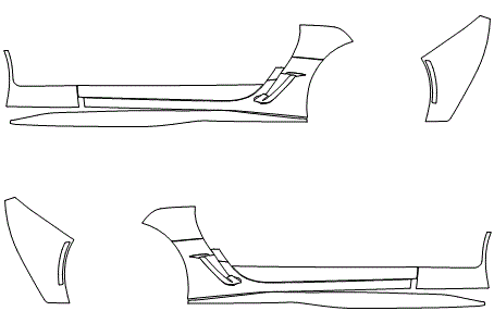 Rocker Panel Kit : | CHEVROLET CORVETTE Z06 COUPE 2017 Rocker Panel Kit : | CHEVROLET CORVETTE Z06 COUPE 2017