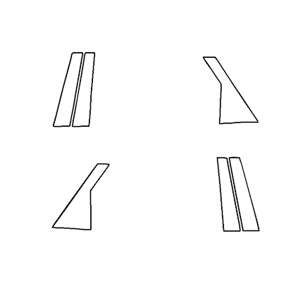 B & C Pillar Kit | ACURA ZDX 2025