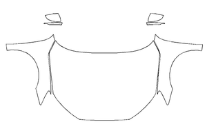 Full Hood Fender and Mirror PPF Kit | AUDI A3 2023
