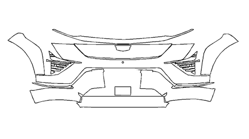 Front Bumper PPF Kit | CADILLAC OPTIQ 2025