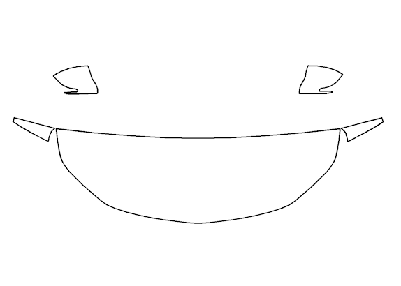 Partial Hood Fender and Mirror PPF Kit | CHEVROLET TRAVERSE 2024