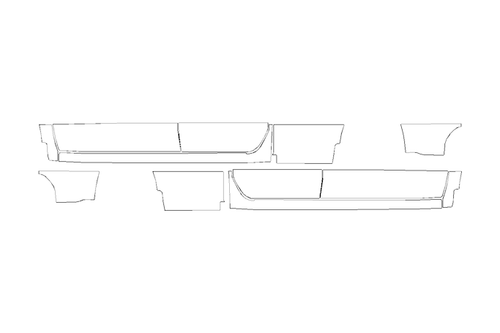 Rocker Panel Kit | CHEVROLET SILVERADO 1500 LTZ 2023