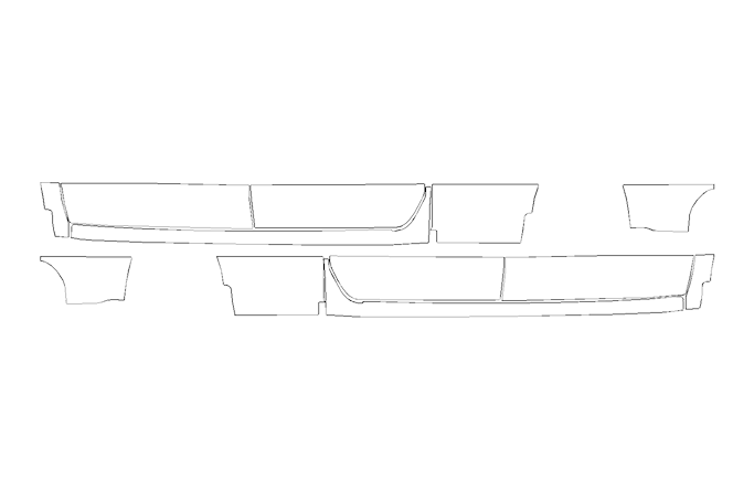Rocker Panel Kits Rocker Panel Kit | CHEVROLET SILVERADO 1500 LT TRAIL BOSS 2024 ...