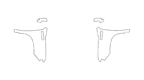 Full Fender and Mirror Kit | CHEVROLET SILVERADO 1500 HIGH COUNTRY 2023