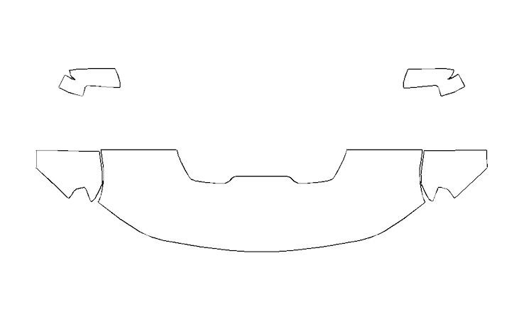 Partial Hood Fender and Mirror Kit | CHEVROLET SILVERADO 1500 ZR2 2023