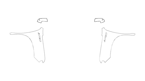 Full Fender and Mirror Kit | CHEVROLET SILVERADO 1500 ZR2 2025