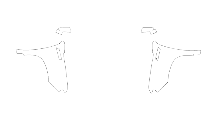 Full Fender and Mirror Kit | CHEVROLET SILVERADO 1500 LT TRAIL BOSS 2022