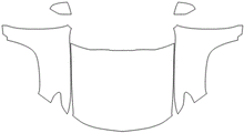 Full Hood Fender and Mirror Kit | CHEVROLET COLORADO 2024