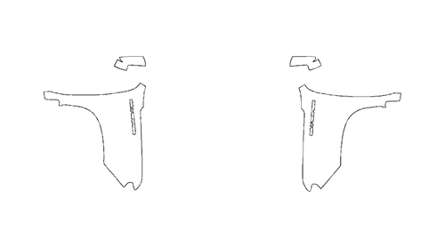 Full Fender and Mirror Kit | CHEVROLET SILVERADO 1500 WT 2024