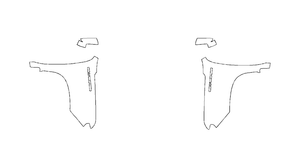 Full Fender and Mirror Kit | CHEVROLET SILVERADO 1500 WT 2022