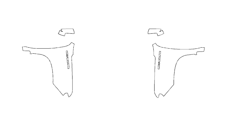 Full Fender and Mirror Kit | CHEVROLET SILVERADO 1500 WT 2022