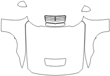 Full Hood Fender and Mirror PPF Kit | FORD MUSTANG CONVERTIBLE GT 2024