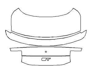 Trunk Lid PPF Kit | FORD MUSTANG FASTBACK GT 2024