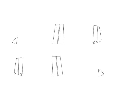 B-Pillar and C-Pillar Kit | GMC 1500EV DENALI 2025