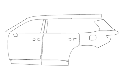 Left Side Kit | LEXUS TX350 | TX500h F-Sport 2024