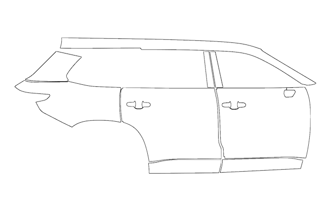 Right Side Kit | LEXUS TX350 | TX500h F-Sport 2024