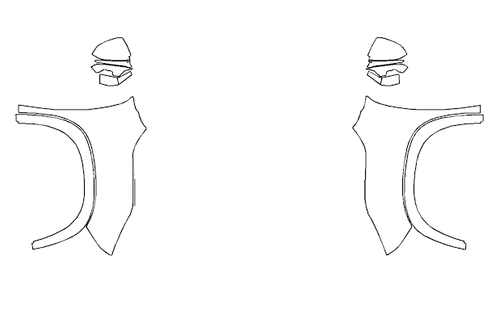 Full Fender and Mirror Kit | LEXUS TX350 | TX500h F-Sport 2024