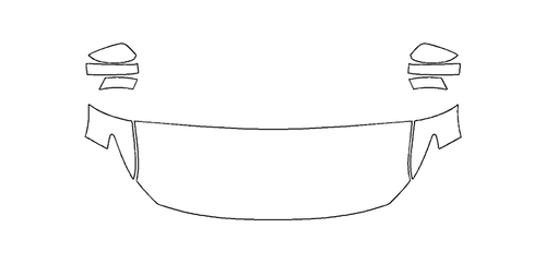 Partial Hood Fender & Mirror PPF Kit | MAZDA CX-5 2024