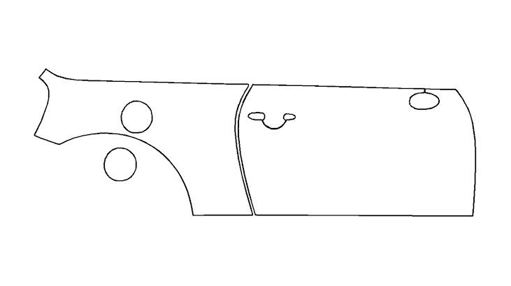 Right Side PPF Kit | MINI HARDTOP 2 DOOR 2024