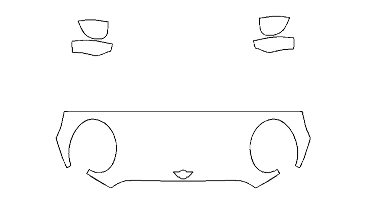 Hood and Mirror PPF Kit | MINI HARDTOP 4 DOOR 2024