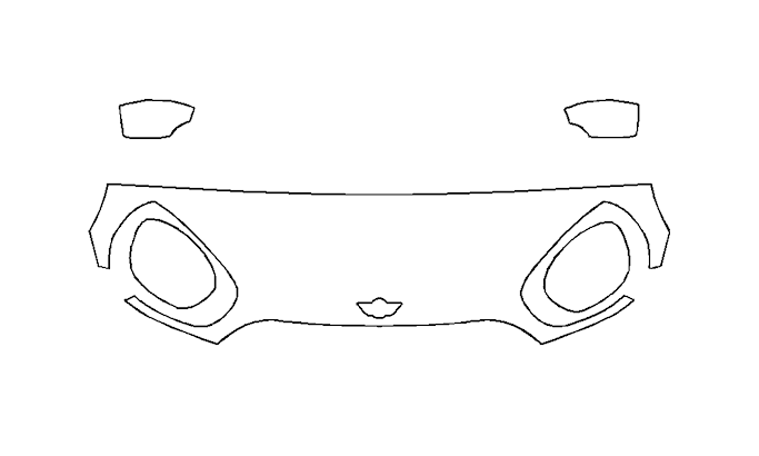 Partial Hood and Mirror PPF Kit | MINI COUNTRYMAN 2022