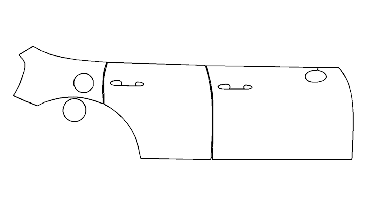 Right Side PPF Kit | MINI HARDTOP 4 DOOR 2024