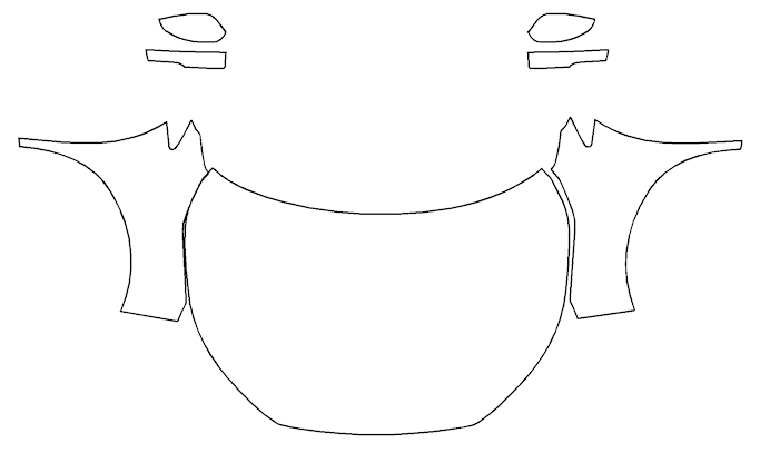 Full Hood Fender & Mirror PPF Kit | MITSUBISHI ECLIPSE CROSS 2023