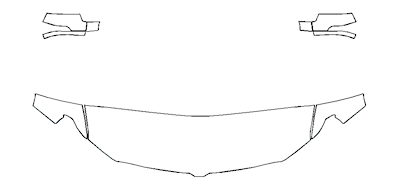 Partial Hood Fender and Mirror PPF Kit | RAM 1500 LONESTAR 2021