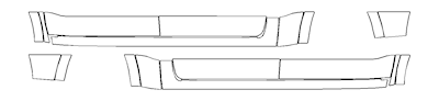 Rocker Panel PPF Kit | RAM 1500 LIMITED 2021