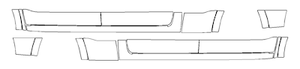 Rocker Panel PPF Kit | RAM 1500 LIMITED 2021