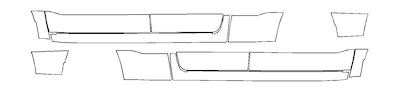 Rocker Panel PPF Kit | RAM 1500 TRADESMAN 2022