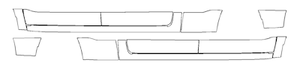 Rocker Panel PPF Kit | RAM 1500 SPORT 2022