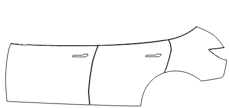 Left Rear Fender and Door Kit | TESLA MODEL Y 2024
