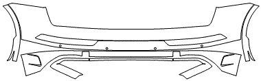Rear Bumper Kit | AUDI SQ 5 SUV 2023