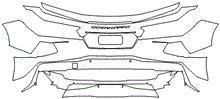 Rear Bumper Kit | CHEVROLET CORVETTE STINGRAY COUPE 2023