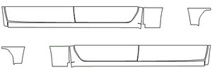 Rocker Panel Kit | CHEVROLET SILVERADO 1500 ZR2 2023