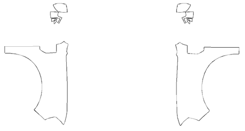 Full  Fender and Mirror PPF Kit | FORD MAVERICK 2022