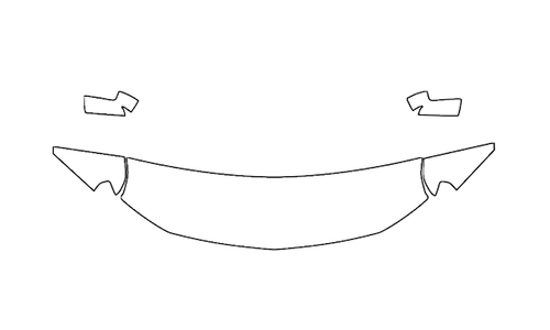 Partial Hood Fender and Mirror Kit | CHEVROLET SILVERADO 1500 HIGH COUNTRY 2024