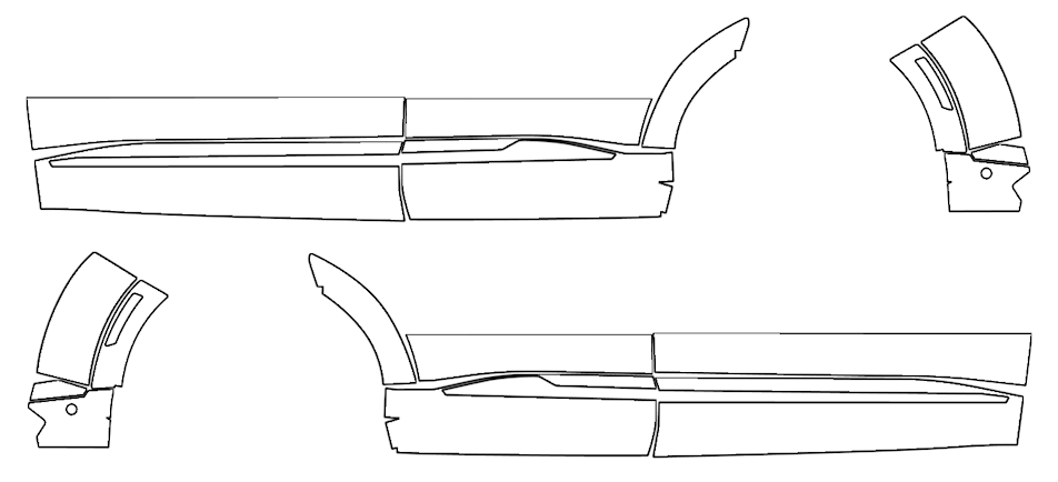 Rocker Panel Kit | CHEVROLET EQUINOX EV 2025 – PAINTPROTECTIONFILM.CA