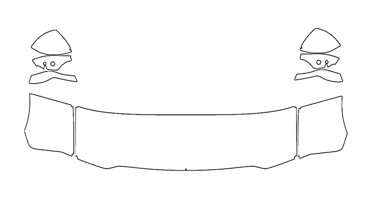 Partial Hood Fender & Mirror PPF Kit | DODGE CHARGER DAYTONA 2025