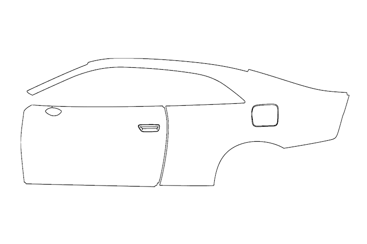 Left Side PPF Kit | DODGE CHARGER DAYTONA 2025