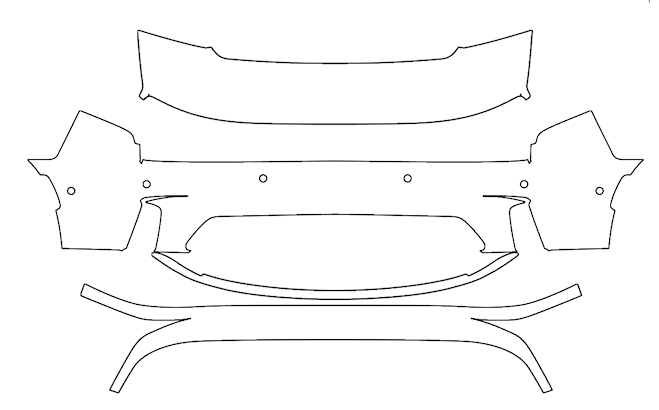 Front Bumper PPF Kit | DODGE CHARGER DAYTONA 2025