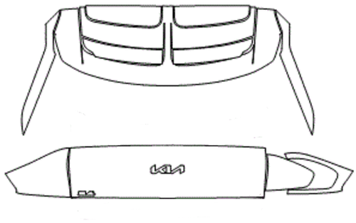 Trunk Lid PPF Kit | KIA EV6 2023
