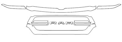 Grille PPF Kit | RAM 1500 LONESTAR 2023