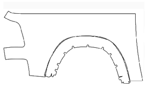 Right Side Box PPF Kit | RAM 1500 REBEL 2023