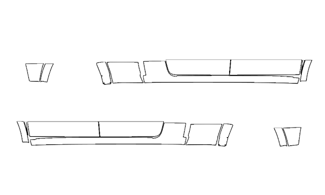 Rocker Panel Kit | RAM 3500 LARAMIE LONGHORN 2020
