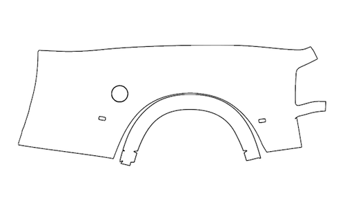 Right Side Outer Bed Panel Kit | RAM 3500 LIMITED 2025
