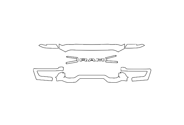 Grille Kit | RAM 3500 LIMITED LONGHORN 2025