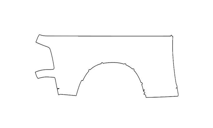 Right Side Outer Bed Panel Kit | RAM 2500 REBEL 2025