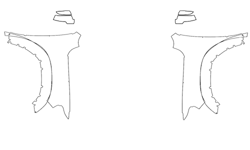 Full Fender and Mirror PPF Kit | RAM 1500 LARAMIE 2025